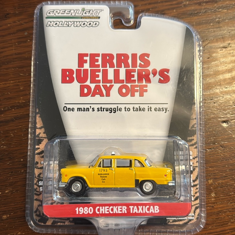 Greenlight Hollywood Ferris Bueller 1980 Checker Taxicab